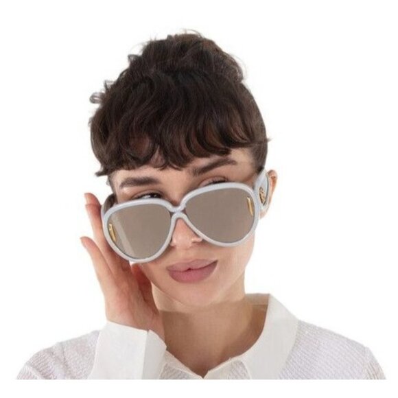 NEW LOEWE SUNGLASSES WHITE GREY WOMEN EYEWEAR LOEWE main image 3